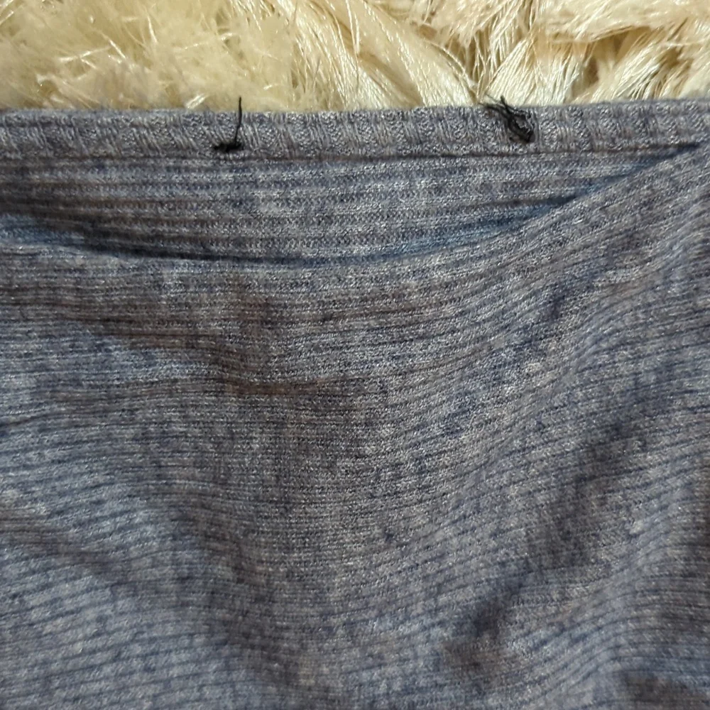 Blue Ribbed Dress - Picture 4 of 4